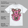 Dunk Smokey Mauve Playful Pink White Brown DopeSkill T-Shirt New Double Bear Graphic