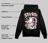 Stars Court White/Pink DopeSkill Hoodie Sweatshirt Stay Busy Graphic