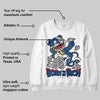 Storm Blue 1s 2025 DopeSkill Sweatshirt Born To Be Rich Graphic