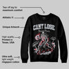 Black Metallic Reimagined 5s DopeSkill Sweatshirt Cant Lose Graphic