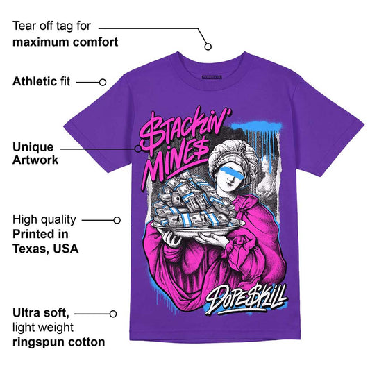 PURPLE Collection DopeSkill Purple T-shirt Stackin Mines Graphic