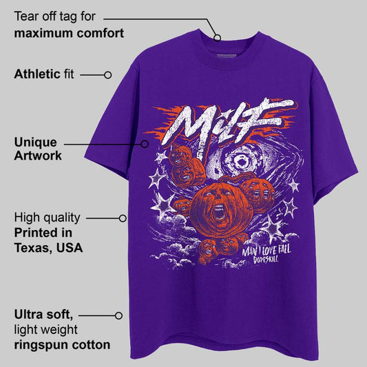 Field Purple 12s DopeSkill Purple T-shirt MILF Graphic