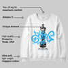 University Blue Toe 1s DopeSkill Sweatshirt King Chess Graphic