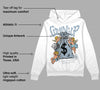 Blue Grey 13s DopeSkill Hoodie Sweatshirt Money Bag Coming Up Graphic