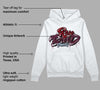 Burgundy 5s DopeSkill Hoodie Sweatshirt Rare Breed Type Graphic