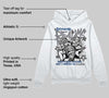 Flint Grey 9s DopeSkill Hoodie Sweatshirt Distorted Realms Graphic
