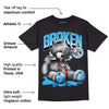 University Blue 2s DopeSkill T-Shirt Sick Bear Graphic