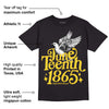 Black Tour Yellow AJ 4 Thunder DopeSkill T-Shirt Juneteenth 1865 Graphic