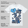 Diffused Blue 11s DopeSkill T-Shirt Love Sick Graphic