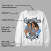 Powder Blue 9s DopeSkill Sweatshirt Queen Of Hustle Graphic