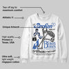 Awake NY x Racer Blue 5s DopeSkill Sweatshirt Broken Bones Graphic