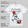 Cement Grey 3s DopeSkill T-Shirt Play together, Stay together Graphic