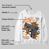 Orange Black White DopeSkill Sweatshirt Don't Bet Against Us Graphic