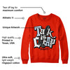 Toro Bravo 6s DopeSkill Varsity Red Sweatshirt Talk Is Chip Graphic