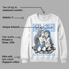 Powder Blue 9s DopeSkill Sweatshirt Real Lover Graphic