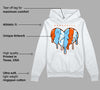 Dunk Low Futura University Blue DopeSkill Hoodie Sweatshirt Slime Drip Heart Graphic