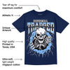 Midnight Navy 5s DopeSkill Navy T-Shirt Trapped Halloween Graphic