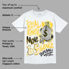 Vivid Sulfur 4s DopeSkill T-Shirt Real Ones Move In Silence Graphic