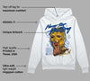 Dunk Blue Jay and University Gold DopeSkill Hoodie Sweatshirt Never Stop Hustling Graphic