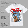 Powder Blue 9s DopeSkill T-Shirt Never Stop Hustling Graphic