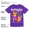 Court Purple 13s DopeSkill Purple T-shirt Looking For Love Graphic