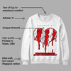 Red Cement 4S DopeSkill Sweatshirt Juneteenth Heart Graphic