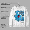 University Blue Toe 1s DopeSkill Sweatshirt Love Kills Graphic