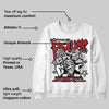 Fire Red “Black Tongue” 5s DopeSkill Sweatshirt Distorted Realms Graphic