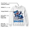 AJ Spizike White Obsidian DopeSkill Sweatshirt Born To Be Rich Graphic