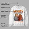 Orange Black White DopeSkill Sweatshirt MOMM Graphic