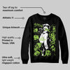Neon Green Collection DopeSkill Sweatshirt Built Different Graphic