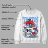 Powder Blue 9s DopeSkill Sweatshirt Trippin Graphic