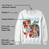 Blue Grey 13s DopeSkill Sweatshirt Looking For Love Graphic