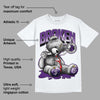 Field Purple 12s DopeSkill T-Shirt Sick Bear Graphic