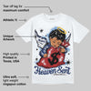 Midnight Navy 1s DopeSkill T-Shirt Heaven Sent Graphic