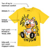 Yellow Ochre 6s DopeSkill Yellow T-shirt Smile Through The Pain Graphic