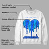 Royal Blue Collection DopeSkill Sweatshirt Juneteenth Heart Graphic