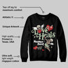 Seafoam 4s 2025 DopeSkill Sweatshirt New Love Heals Graphic