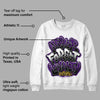 Field Purple 12s DopeSkill Sweatshirt Never Forget Loyalty Graphic