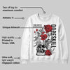 White Cement 4s DopeSkill Sweatshirt Side Hustle Graphic