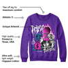 PURPLE Collection DopeSkill Purple Sweatshirt Drip'n Never Tripp'n Graphic