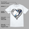 Midnight Navy 3s DopeSkill T-Shirt Heart Jordan 3 Graphic