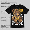 Metallic Gold 1s DopeSkill T-Shirt Broken Bear Graphic