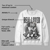 Off Noir 3s DopeSkill Sweatshirt Real Lover Graphic