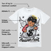 White Cement 4s DopeSkill T-Shirt Heaven Sent Graphic