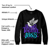 Aqua 6s DopeSkill Sweatshirt Juneteenth 1865 Graphic