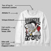 White Cement 4s DopeSkill Sweatshirt Sorry I've Been Trappin Graphic