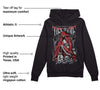 Bred Reimagined 4s DopeSkill Hoodie Sweatshirt Life or Die Graphic