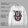 Burgundy 5s DopeSkill Sweatshirt New Double Bear Graphic