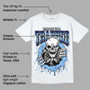 AJ 6 University Blue DopeSkill T-Shirt Trapped Halloween Graphic
